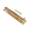 Door Bolt Barrel Slide Lock 100Mm 4 Inch Brass With Screws