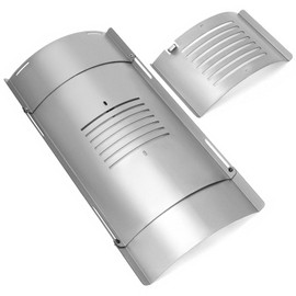 Flame Broiler Kit for Pit Boss Pellet Grills 1600/1150/1000/850/820/700, Stainless Steel Flame Broiler Cover Kit, Main Plate Slider, Slide Adjust 23-32 Inches, Replacement Parts for Pit Boss Smoker