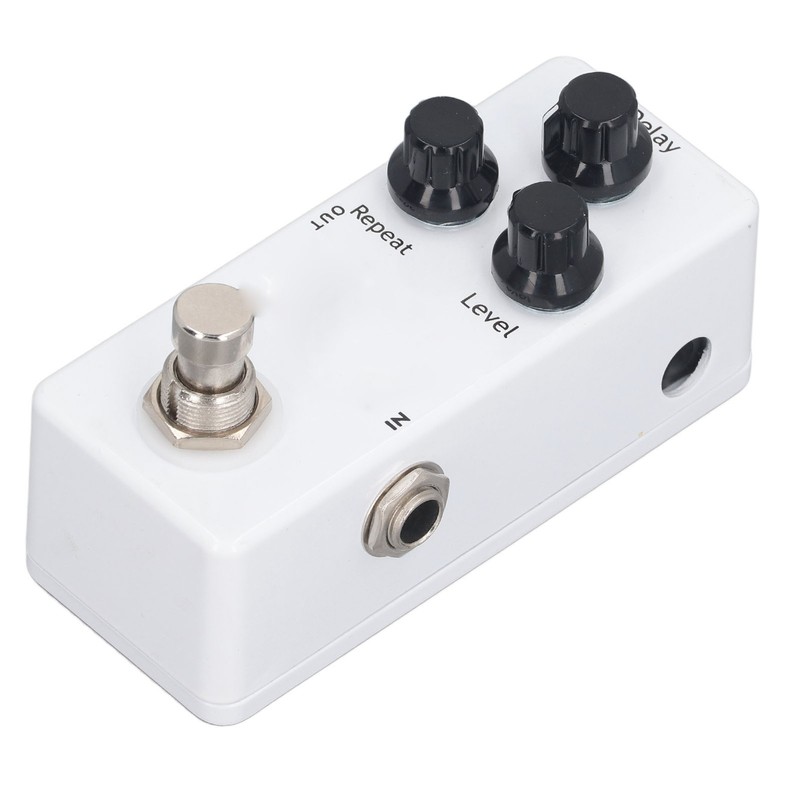Guitar Delay Pedal Aluminum Alloy LED Indicator 3 Knobs Control