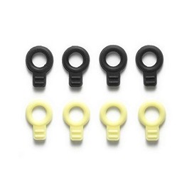 Tamiya 95492 Rubber Body Catch (Black, Yellow) Mini 4WD Station Product