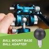PATIKIL 1" Ball Mount Base Ball Adapter with 1/4" Threaded