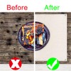 Hggzeg Fire Pit Mat, BBQ Fireproof Glass Mat Heat Resistant