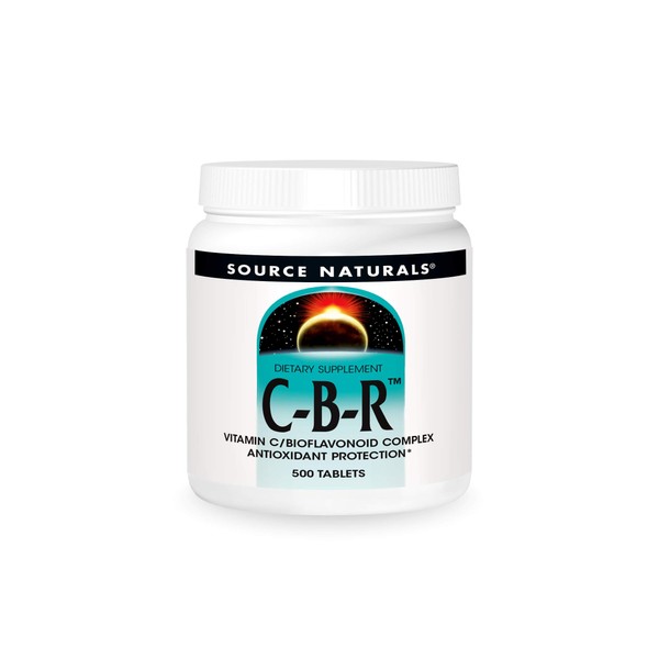 Source Naturals C-B-R - Vitamin C, Bioflavonoid Complex For Antioxidant Protection - 500 Tablets