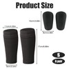 Pack of 4 Shin Pads Set, Football Socks, Small Shin