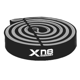 Xn8 Sports Resistance Bands Pull Up Band Exercise Workout Bands for Yoga Powerlifting Mobility Exercise Men Women (2 - Black (Light))
