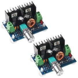 AOICRIE Electronic Component 8A 200W DC-DC Down Module Buck Converter XL4016 PWM Adjustable 4-40V to 1.25-36V Power Supply Board Adjustable Step Down Board 8A 200W (2 PCS)