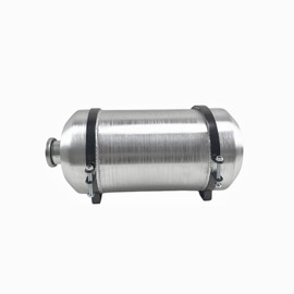 JSD 3 1/4 Gallon Aluminum Small Fuel Tank Gas Tank 8 x 16" Vertical Fill 1/4" NPT Outlet Mini Bike,Go kart