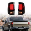 KAKABAS Smoked Black LED Tail Light Compatible with Dodge RAM