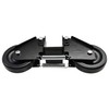 Plum Fittings Heavy Duty Double 4" Roller Gate Wheels for