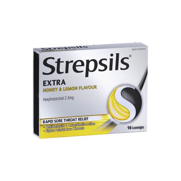 Strepsils Buy Strepsils Extra Honey Lemon 16 Lozenges Online