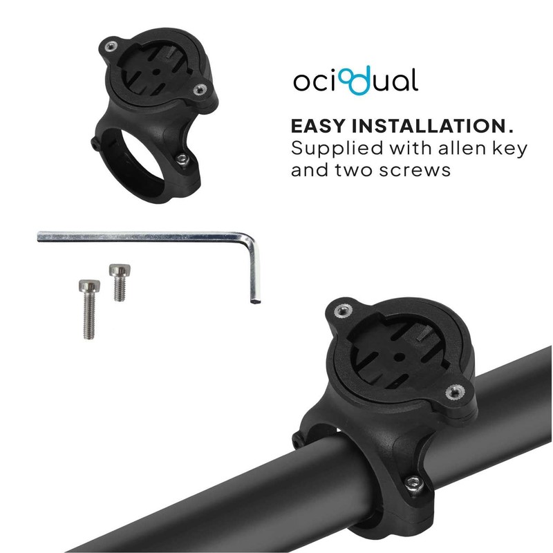 OcioDual Edge 2 Generation Mount Compatible with Garmin Devices, Varia