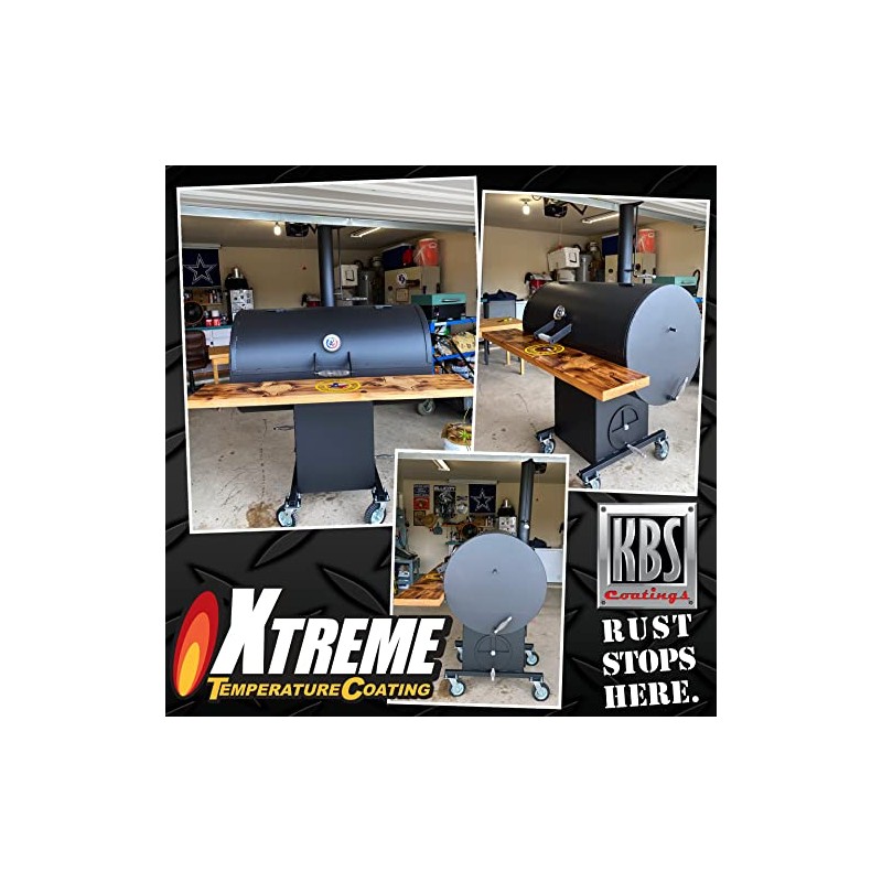 KBS Coatings 65302 Jet Black Xtreme Temperature Coating - 1