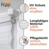 Klemmfix Pleated Blind, White, 95 x 220 cm, No Drilling