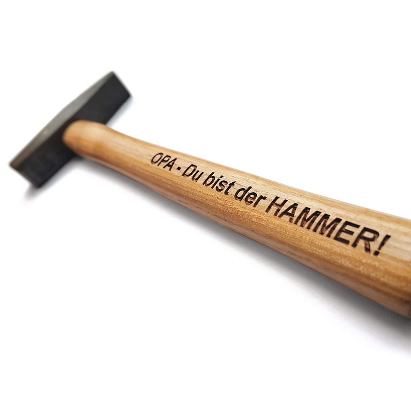 Diamandi Hammer with engraving, 300 g, front with your personal