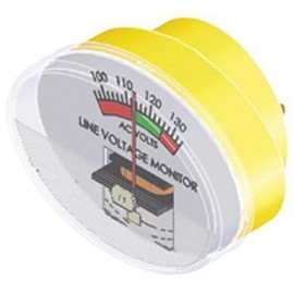 Camco 55263 AC Line Voltage Meter – 120V Plug-in Analog Monitor – Continuous Voltage Display – Protects Sensitive Electronics – Ideal for RVs, Boats, and Home Use – Free Limited Warranty