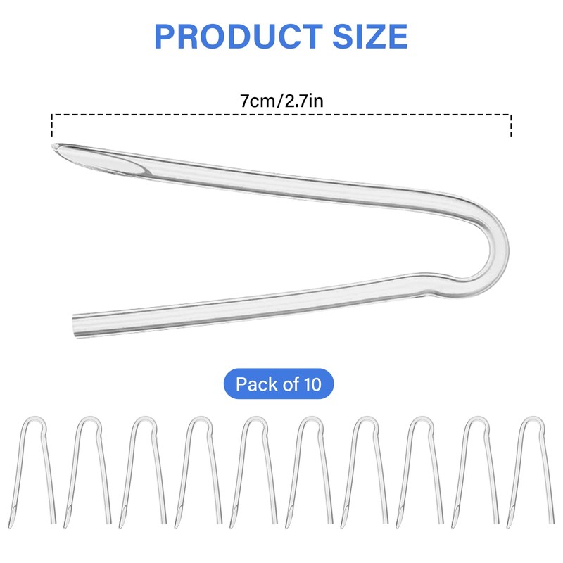 Leogony 10PCS Hearing Aid Tubes Replacement, PVC Lightweigh Flexible Hearing
