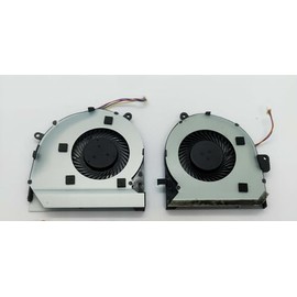 CPU + GPU Cooling Fan for Asus ROG Strix GL502V S5VM FX60V ZX60VM FX502VM FX60VM P/N: EF75070S1-C530-S9A EF75070S1-C481-S9A 13N1-0SP0101 13N1-0SP0201 DC5V Fan
