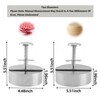 Kmandaovirex Hamburger Press Patty Maker,304 Stainless Steel Burger Press Patty