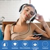 Tvoip 100Pcs White Non-Woven Sanitary Headphone Ear Cover, Disposable Super