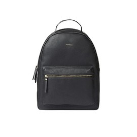 Fiorelli Anouk Large Backpack Stylish Backpack with Adjustable Straps Pockets & Padded Laptop Compartment Black Faux Leather