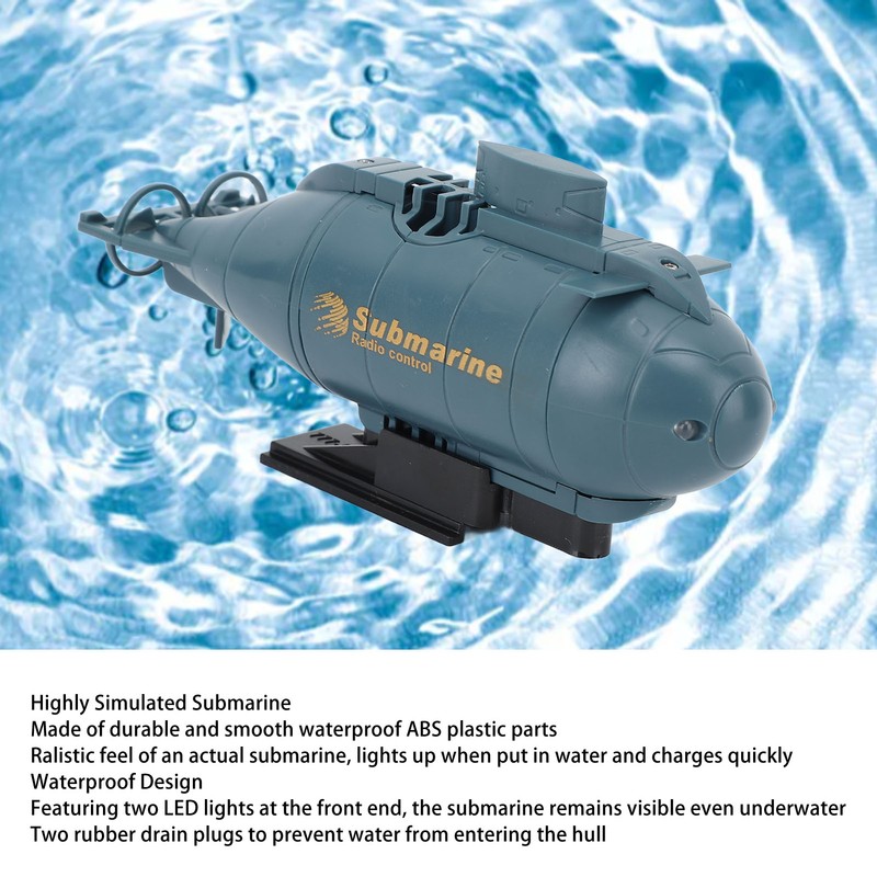 Mini RC Submarine Toy 6 Channel Remote Control Boat Ship