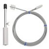 Gaona GA-KK011 Komoto Brush Pipe Cleaner, Silver, 9.8 ft (3