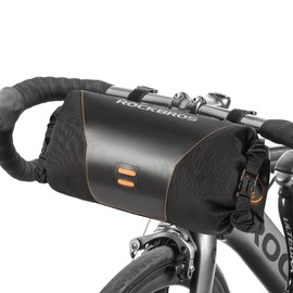 ROCKBROS Bike Handlebar Bag Waterproof Bike Front Handlebar Bag Bicycle Basket Storage Bag for Commuting Bikepacking