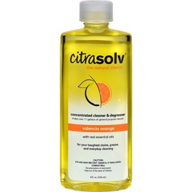 CitraSolv Natural Cleaner and Degreaser Valencia Orange - 8 fl oz - For Your Toughest Stains and Everyday Cleaning
