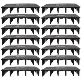 ULTECHNOVO Fish Tank Bottom Filter Plate, 20pcs Aquarium Sand Divider PVC Gravel Filter Board Aquarium Substrate Stratum Splicing Aquarium Accessory