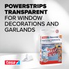 tesa POWERSTRIPS Deco 16x, Transparent, 58800-00012-03