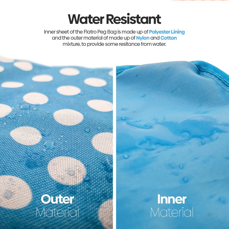 Clothes Peg Bag Waterproof Peg Bags for Washing Line with