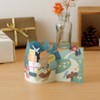 Midori 88766006 Message Card 3D Birthday Forest Animal Pattern