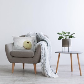 Stupell Industries Aquatic Sea Urchin Design by Savanah Plank Indoor Printed Throw Pillow, 14 x 7 x 20, Grey