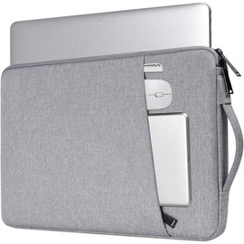 Laptop Sleeve 15.6 Inch, 16 Inch Laptop Case Cover, Light Grey