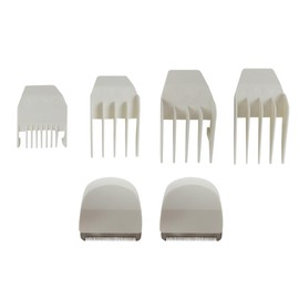 2025 New Hair Clipper Replacement Blades with Hair Trimmer Guide Combs Set Compatible for Wahl Peanut Clipper 8685, 8655, 8663, 8685-1701, Replaces for 2068-300,White