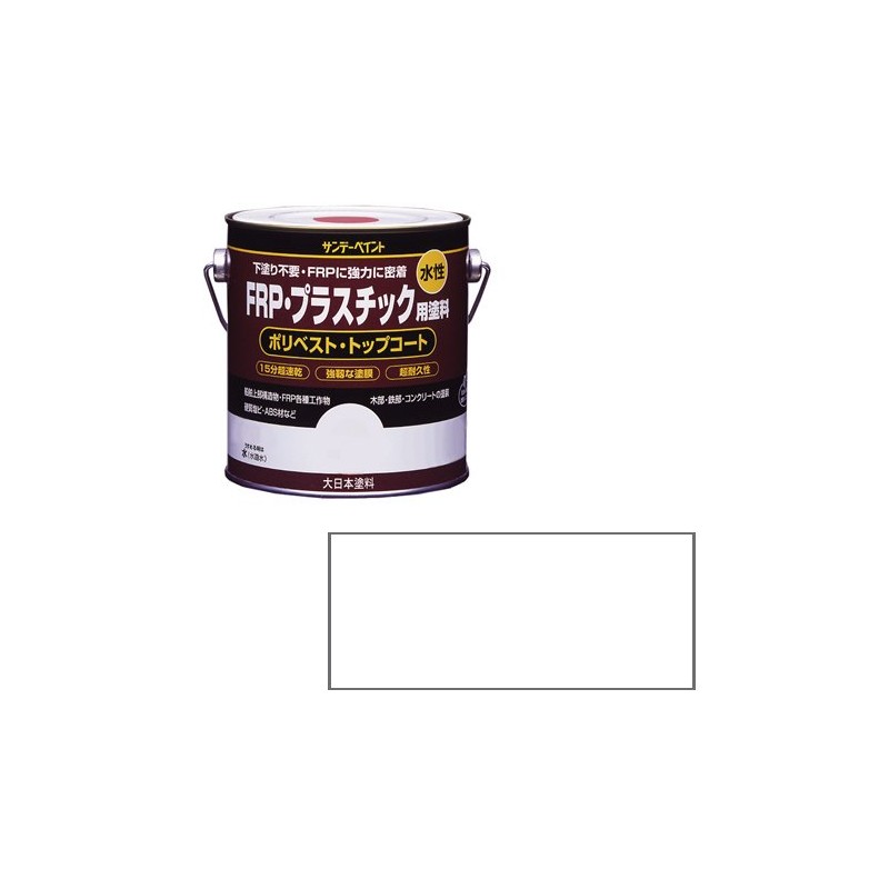 Sunday Paint Water-Based FRP Plastic Paint, transparent