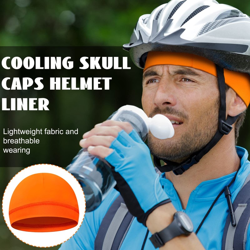 Tarpop 10 Pcs Men Cooling Skull Caps Welding Hard Helmet