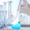 ALWSCI Pack of 2 25 ml Volumetric Flasks, Globe Glass