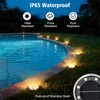 ZAIYW 6 Pack Solar Ground Lights Outdoor Waterproof Garden Lights