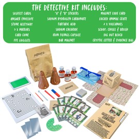 Galt Unlock Science - Rainforest Rumble! Science Kit for Kids Ages 8+, STEM Experiments Set - Fun Filled Crime Solving & Mystery Game for Children - Learn Science, Investigate Clues & Crack the Case!