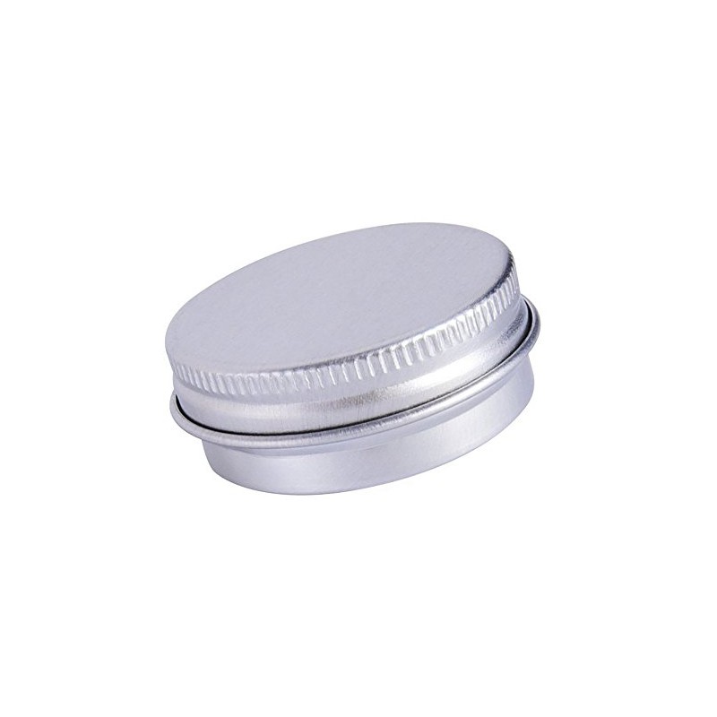 Screw Jar, 15 ml, Aluminium Jar with Screw Lid, Empty,