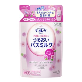 biore u bath milk that penetrates the stratum layer rose refill 480ml