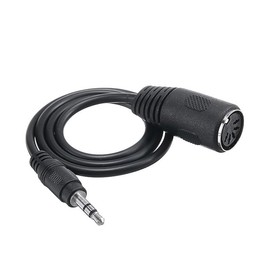 Hoite Type-A MIDI to 3.5mm Adapter – 14" MIDI Female to TRS 3.5mm Male Breakout Cable for Keyboards, Synths & DAWs