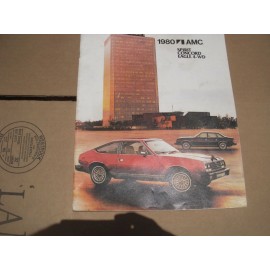1980 AMC NOS book dealers Spirit Concord Eagle 4x4 no Pacer & AMX
