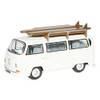 Oxford Diecast 76VW011 Pastel White VW Bus