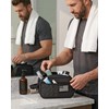 HOTOR Tactical Toiletry Bag Men, MOLLE Pouches, EDC Pouch, Black