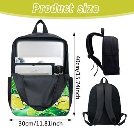 Frog Kids School Bag, 3D Printed Travel Backpacks, Kids Backpacks,Anime Children's Backpacks, for Travel Rucksacks Book Bags School Bag(40×30×13cm)