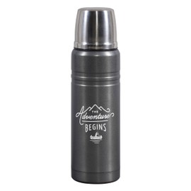 Gentlemen's Hardware Unisex's GEN329 Hip Flask, Gunmetal, 180 ml