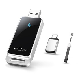 vnilrgle Android Auto Wireless Adapter, Convert Factory Wired to Wireless, Easy Plug and Play Setup, Zero Delay, Supports Voice Assistant, Compatible with Android 11+