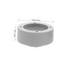 jojofuny 4pcs Washing Machine and Dryer Stabilizer Feet Adjustable Anti-